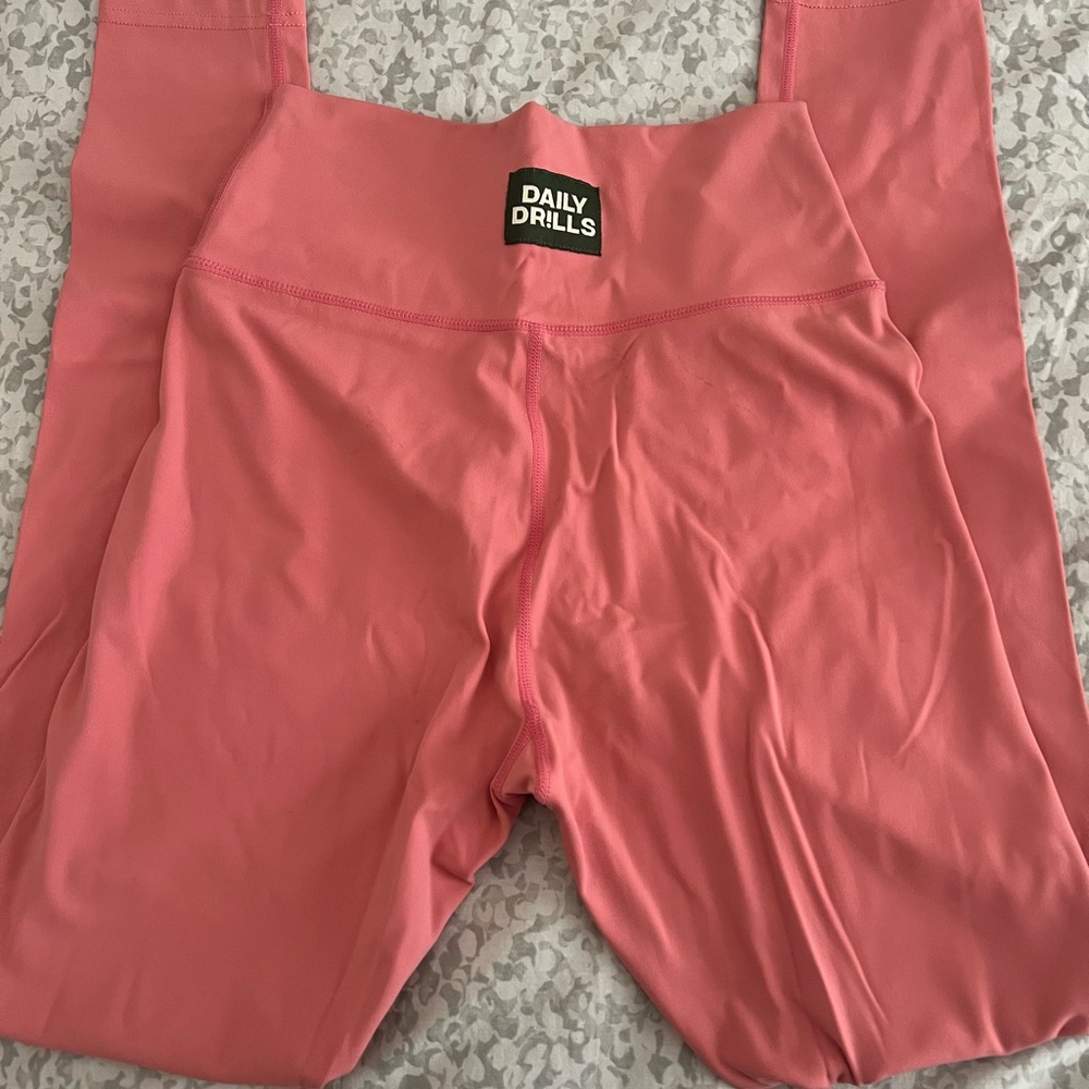 Daily Drills Blush Pink Leggings